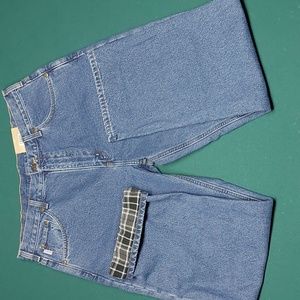 Carhartt Relaxed Fit Straight Leg Flannel Lined Jeans 38x30 New With Tags